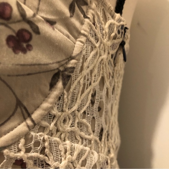 RACHEL Rachel Roy tie-dye bustier top adjustable straps navy blue skirt EUC SZ 4 - Picture 5 of 10